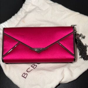 BCBGMAXAZRIA Pink Clutch Bag
